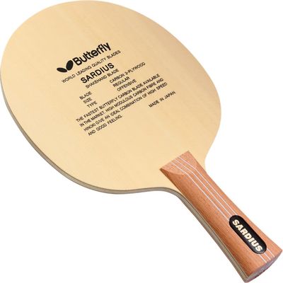 Sardius Blade - Butterfly Table Tennis Blade - TAMCA 5000 Carbon Fiber Blade - Sardius Blade - Professional Table Tennis Blade - only comes in the FL handle type - Made in Japan