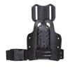 SAFARILAND Drop Flex Adapter with Single Strap Leg Shroud for Gun Holsters, Assembly Polymer,Black view 1