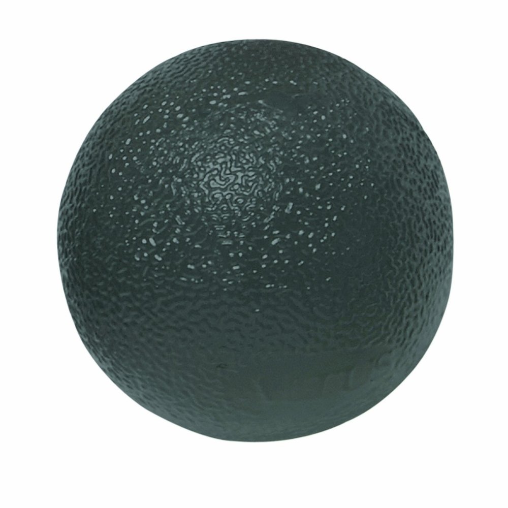 Cando 10-1495 Black Circular Hand Exercise Ball, X-Heavy Resistance, Standard
