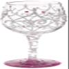 Lolita My Tiara Artisan Painted Wine Glass Gift view 1
