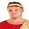 elope Gold Caesar Costume Circlet Headband - Adjustable Metal Leaves, One Size Fits Most view 2