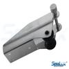 SeaLux 316 Stainless Steel Hinged Bow Anchor Roller with Quick Release pin 7" x 2" view 3