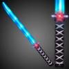 FlashingBlinkyLights Deluxe Ninja LED Light up Toy Sword with Motion Activated Clanging Sounds (2-Pack) view 3