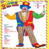 Men's Clown On The Town Costume, Blue/Red, One Size view 3