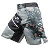 SOTF Men's Gray Sports Pants Muay Thai Boxing Shorts MMA Shorts, Gry and Multicolor, Medium view 1
