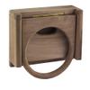 SeaTeak Large 100% Solid Teak Wood Folding Drink Rack Holder, Perfect for Boats, Kitchens, RV's & Campers, Versatile Fits Bottles, Cans, Glasses and Insulated Holders, Nautical Look view 1