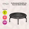 JumpSport 39" Essential Fitness Trampoline | Model 220, 230, 250 | Exercise Trampoline | 30 Low-Impact Bungees view 2