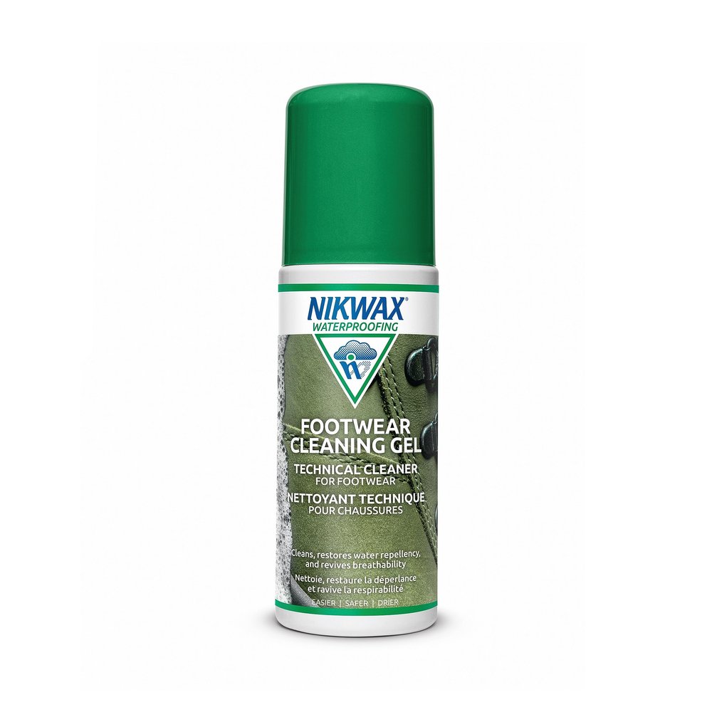Nikwax Footwear Cleaning Gel, Shoe Care, Boot Cleaner for Suede, Leather, Fabric & Synthetic Materials, Safe for Gore-Tex, Waterproof, DWR