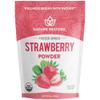 Nature Restore USDA Certified Organic Freeze Dried Strawberry Powder, 8 Ounces, Non GMO, Gluten Free, Vegan view 1
