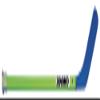 Dom J4 Blue Replacement Junior Hockey Stick, 36" Size, Blue view 1