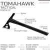 SOG FastHawk- Lighter, Faster, Agile Throwing Hatchet, Versatile Survival Tactical Axe for Competition Throwing and Camping, Hunting and Packing-Black (F06TN-CP) view 2