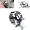 Cool Chrome Rotary Double-Sided Metal Classic Vintage Bike Bell Road Mountain Tricycle Retro Bicycle Handlebar Bell Safety Cycling Loud Ring Accessories Horn Crisp Clear Sound Alarm view 1