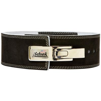 Schiek Sports 7010 Lever Competition Power Weight Lifting Belt - Suede Leather Lifting Belts with Steel Lever Metal Buckle