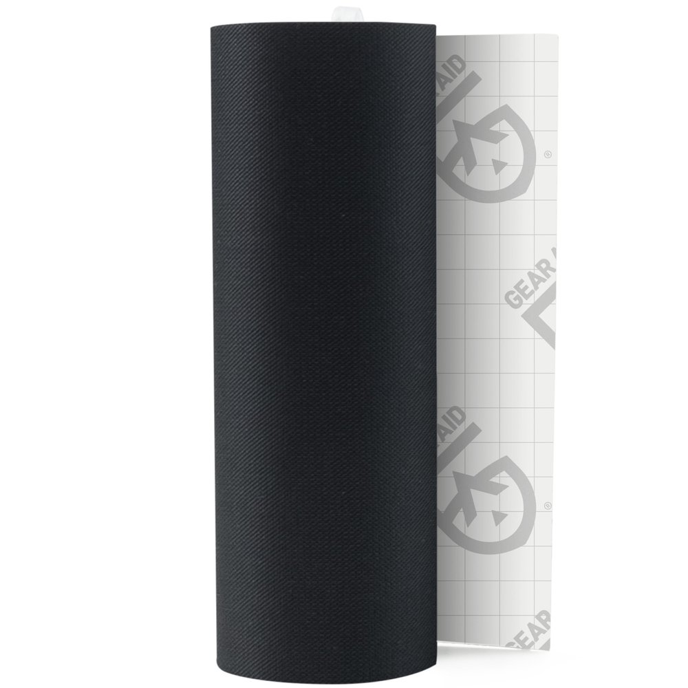 GEAR AID Tenacious Tape 3 x 20 Nylon Fabric Gear Repair Tape, Fix Holes and Rips in Puffy Jackets, Rain Gear, Tents, Sleeping Bags and Outdoor Equipment, Black, 1 Roll