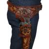 Historical Emporium .44/.45 Cal Standard Right Hand Western Gun Belt and Holster Tooled Leather 48 Harvest Brown view 1