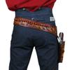 Historical Emporium .44/.45 Cal Standard Right Hand Western Gun Belt and Holster Tooled Leather 48 Harvest Brown view 3