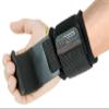Weight Lifting Metal Hooks Heavy Duty PRO Lifting Wrist Straps Deadlift Straps Power Lifting Grips Gym Gloves Men & Women (Flat Black 2 Hooks, MEN-Wrist Size Large) view 2
