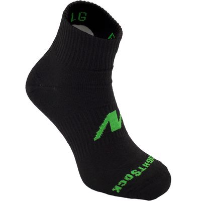 Wrightsock Anti-Blister Double Layer Running II Quarter Sock Color Black Size L