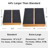 StrongTek Extra Large Wooden Slant Board, Adjustable Incline Board and Calf Stretcher, Stretch Board, Extra Side Handle 16 X 18 Inches, 5 Positions (500 LB Capacity) view 2