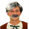 Rubies Geppetto Wig & Moustache for Adults, No Size view 1