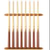 Viper 2-Piece Traditional Wall Mounted Solid Oak Billiard/Pool Cue Rack, Holds 8 Cues, Oak Finish view 4