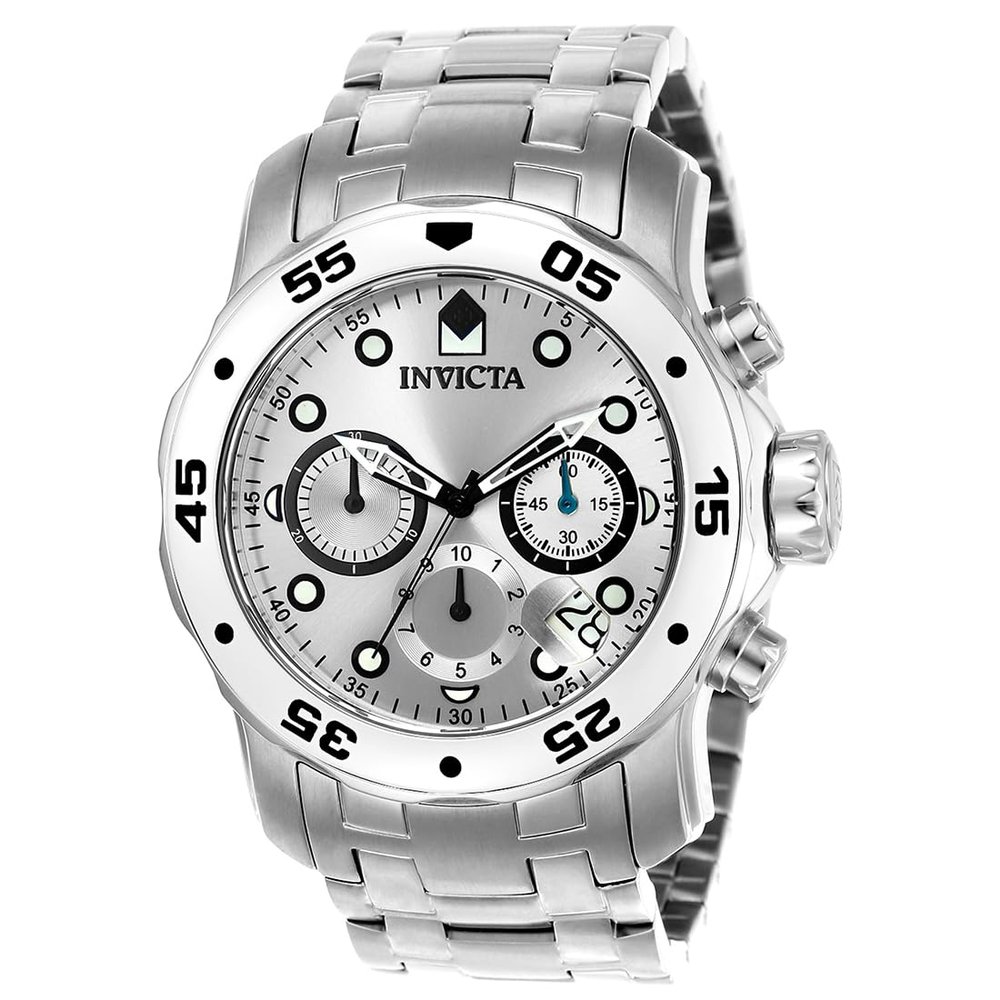 Invicta Men's 0071 Pro Diver Collection Chronograph Stainless Steel Watch