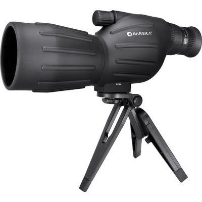 Barska Colorado 15-40x50 Spotting Scope  Compact Straight Body, Fully-Coated Optics, Blue Eyepiece, Mini Tripod & Soft Case  for Bird Watching & Target Shooting