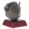Decade Awards Buffalo Sculpture Mascot Trophy- 4 Inch Tall | Engraved Bison Mascot Trophy - Customize Now view 1