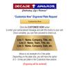 Decade Awards Buffalo Sculpture Mascot Trophy- 4 Inch Tall | Engraved Bison Mascot Trophy - Customize Now view 3