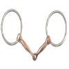 AJ Tack Copper Mouth Loose Ring Snaffle Bit view 1