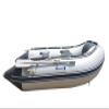 Newport 8ft 10in Dana Inflatable Sport Tender Dinghy Boat - 3 Person - 10 Horsepower - USCG Rated, White/Gray view 2