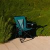 Kijaro XXL Dual Lock Portable Camping and Sports Chair, Diamond Ripstop Polyester, Cayman Blue Iguana view 2