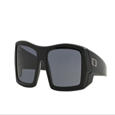 Oakley Gascan Sunglasses Matte Black with Warm Grey Lens 03-473
