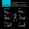 Vulken Extra Long 17 Vibrating Foam Roller 4 Speeds 3800RPM High Intensity Quick Charge Electric Foam Roller Tissue Massager for Muscle Recovery view 4