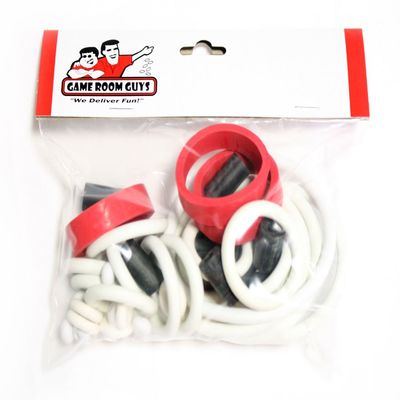 Game Room Guys Alvin G Pistol Poker Pinball White Rubber Ring Kit