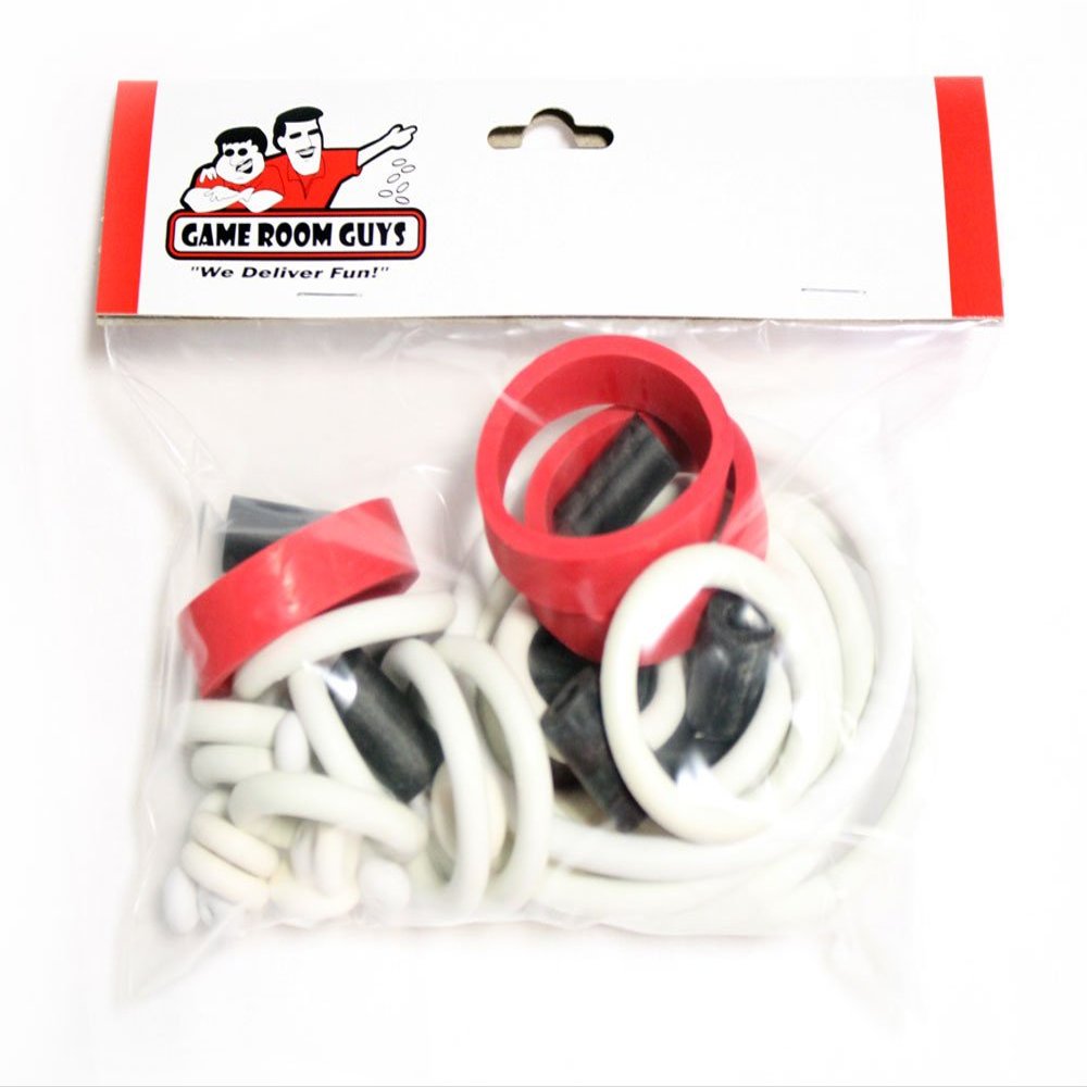 Game Room Guys Alvin G Pistol Poker Pinball White Rubber Ring Kit