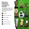 BuyAwardsandTrophies Bocce Ball Resin Trophy - Plastic Trophy with Base, Awards and Trophies for Sports Competition, Prizes for Adults and Kids Gray, 4 1/4" view 4