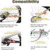 CyclingDeal Adjustable Adult Bicycle Bike Stabilizers Training Wheels Fits 24" to 29" - Quality Heavy Duty-Max weight up to 120kg/265 lbs. view 2