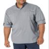 Columbia Mens PFG Tamiami Long Sleeve Fishing Shirt, Cool Grey, X-Large view 1