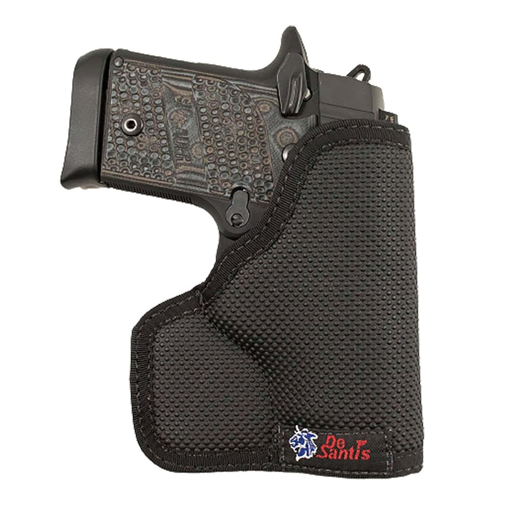 DeSantis Nemesis Pocket Holster - Concealed Carry Holster, Fits COLT PONY, MUSTANG, SIG P238, P238 EQUINOX, S&W M&P BODYGUARD 380, KIMBER MICRO CARRY