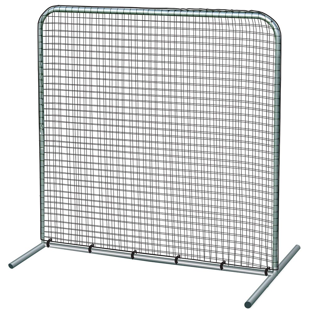 CHAMPRO Steel Frame Field Screen, Baseball/Softball Practice Net and Backstop, 10 x 10