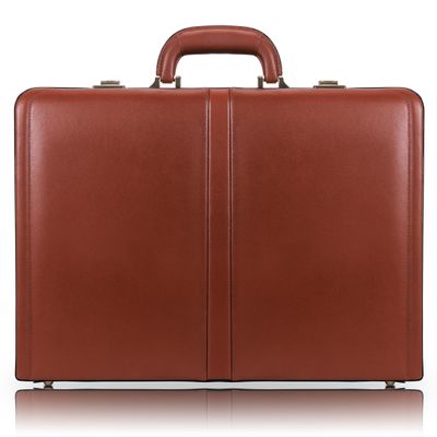 McKlein HARPER, Leather 4.5" Expandable Laptop/Computer & Tablet Business Briefcase Attach Bag, Men Women Laptop Briefcase, Laptop Compartment bag, Tablet Pocket bag, Business Bags, Travel Cases