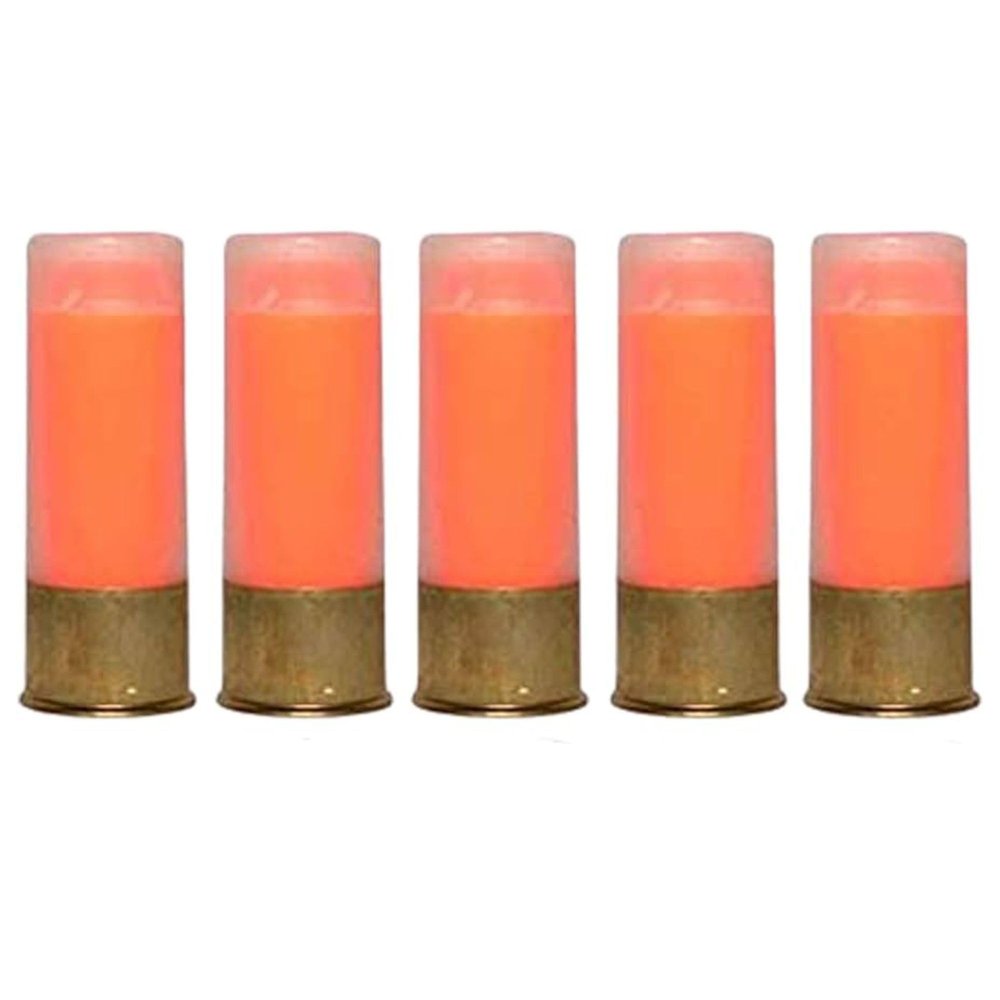ST Action Pro 12 Gauge Snap Caps 5 Pack Inert Training Dummy Rounds for Dry Fire, Reloading & Malfunction Drills Brass Casing, Orange UV Insert Veteran-Owned, Assesmbled in USA Safe & Reusable