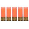 ST Action Pro 12 Gauge Snap Caps  5 Pack Inert Training Dummy Rounds for Dry Fire, Reloading & Malfunction Drills  Brass Casing, Orange UV Insert  Veteran-Owned, Assesmbled in USA  Safe & Reusable view 1