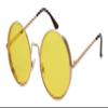 Edge-I-Wear Round Side Shield Sunglasses w/Flat Color Lens 5123-FLCR-1(G.yl) view 1