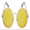 Edge-I-Wear Round Side Shield Sunglasses w/Flat Color Lens 5123-FLCR-1(G.yl) view 2