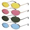 Edge-I-Wear Round Side Shield Sunglasses w/Flat Color Lens 5123-FLCR-1(G.yl) view 3