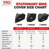 PRO BIKE TOOL Waterproof Bike Cover - Outdoor Bicycle Storage Fits up to Bikes - Heavy Duty Ripstop Material with UV Protection for Yard, Garden, or Car Racks - Durable Black Design - 81.5x46.5-Inch view 3