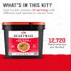 ReadyWise Entre Bucket - 60 Servings, Emergency Food Supply for Survival Kit, Protein Meals, Freeze Dried Food, Ready to Eat Camping & Road Trip Essentials, up to 25 Year Shelf Stable Life view 4
