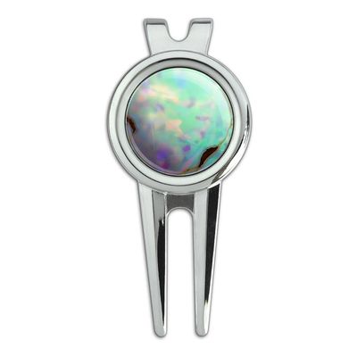 GRAPHICS & MORE Opal Gemstone Picture (Image Only) Golf Divot Repair Tool and Ball Marker